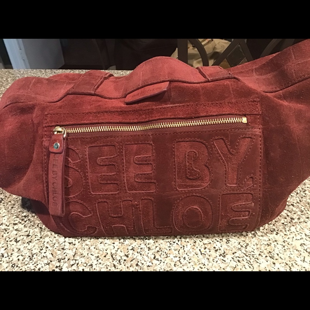 See by Chloe logo tote